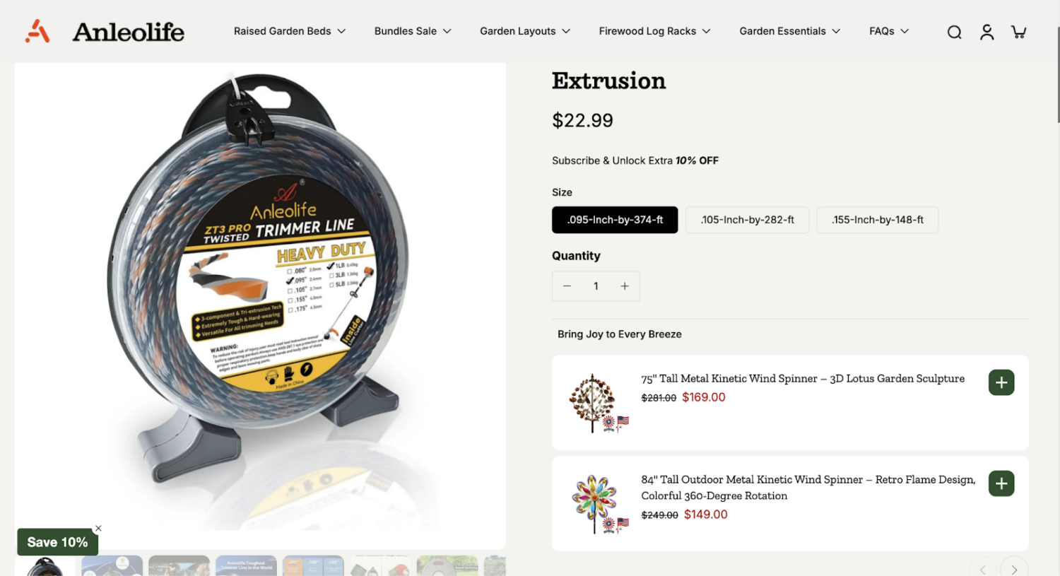 Frequently bought together bundle example
