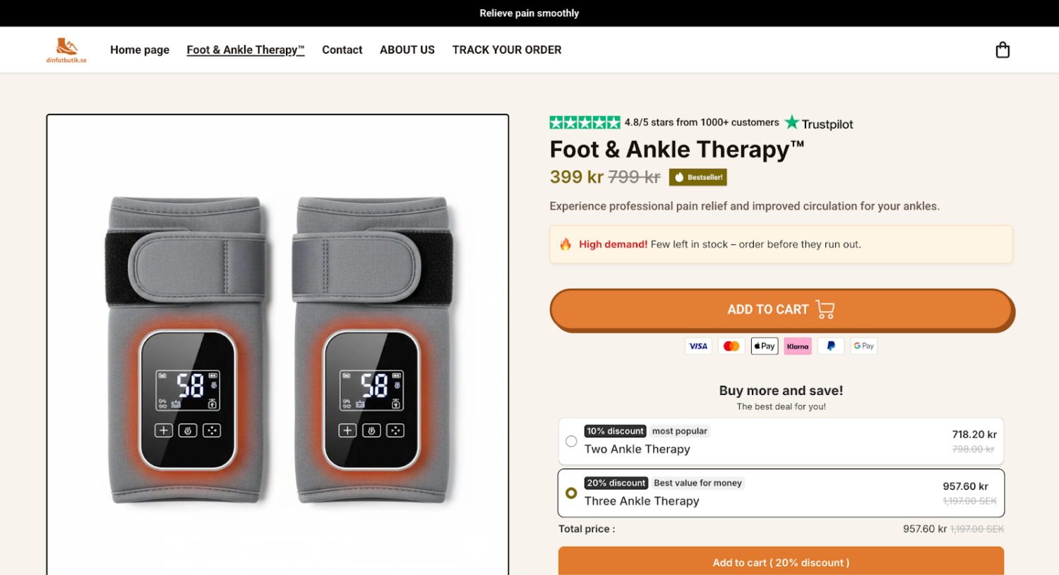 Volume discount bundle example
