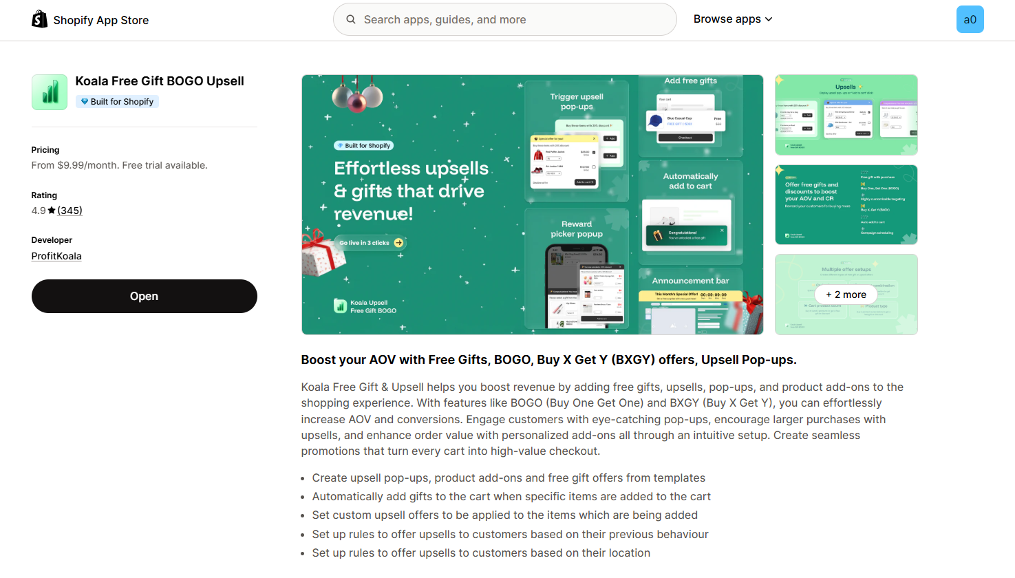 Koala Free Gift  BOGO
