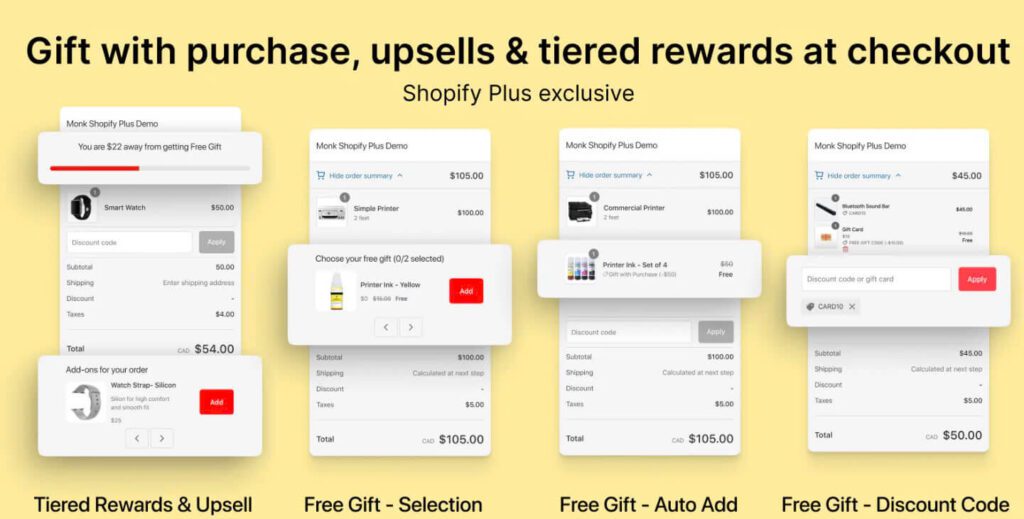 Monk Shopify app
