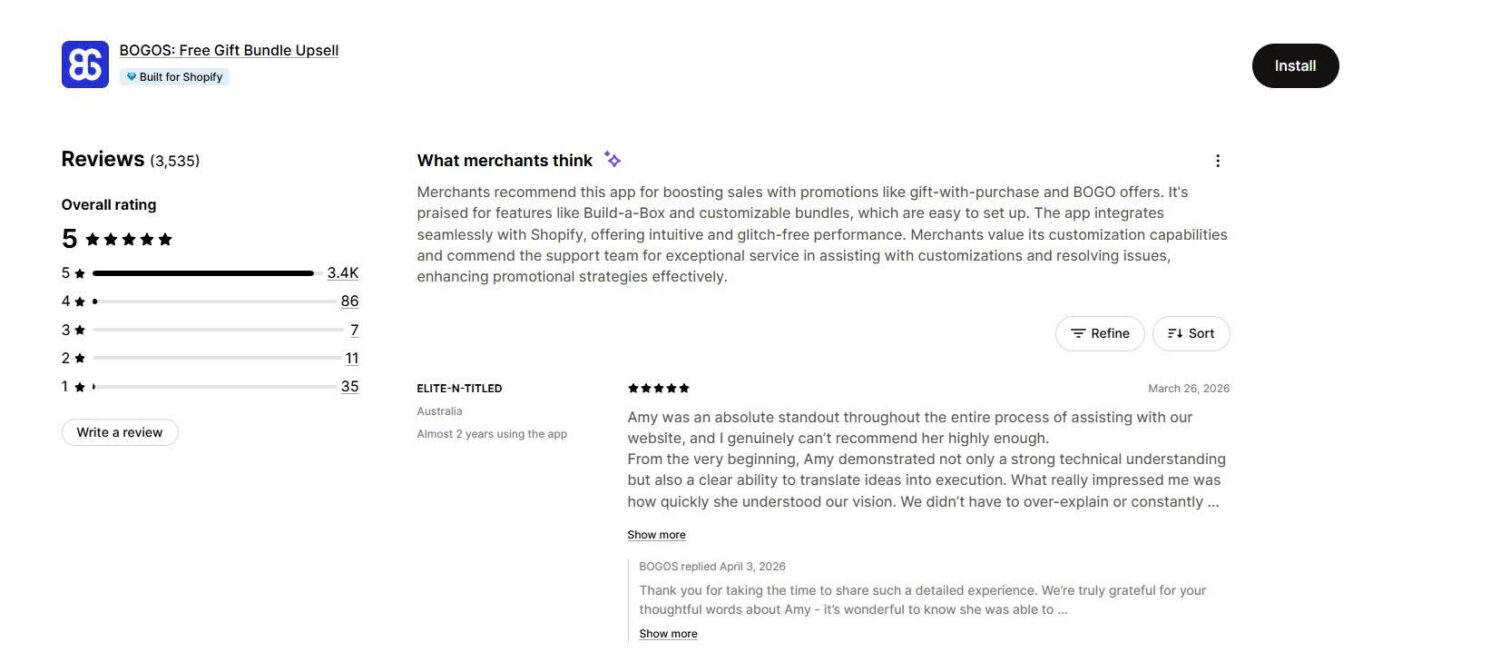 Bogos Merchant Review