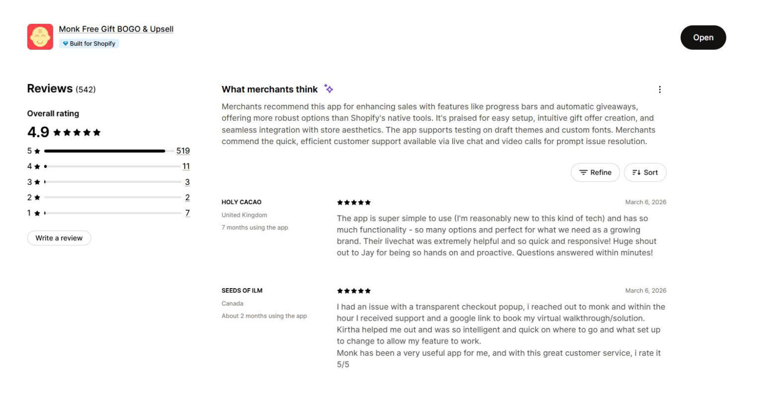 Monk Merchant Reviews