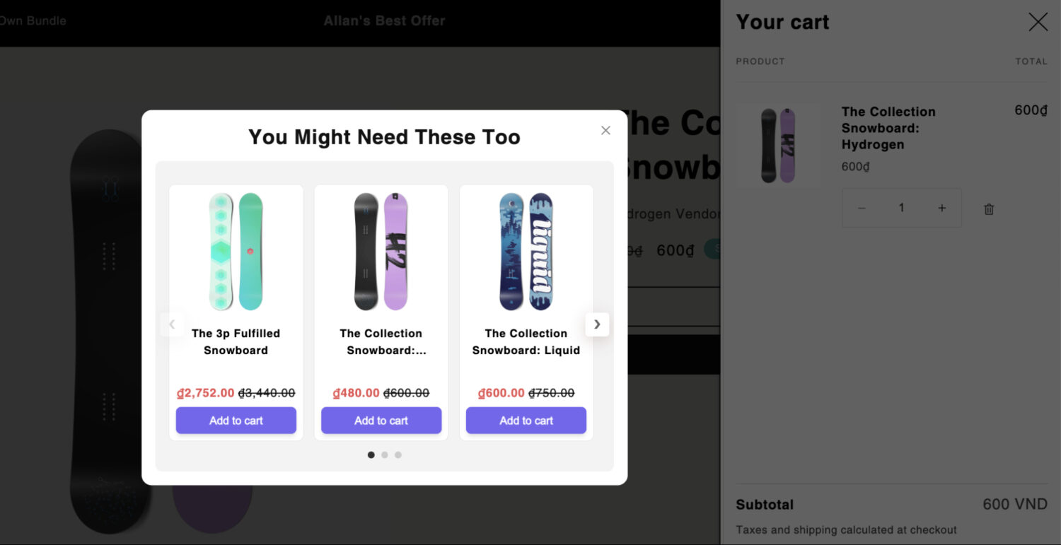 Bogos Popup Example