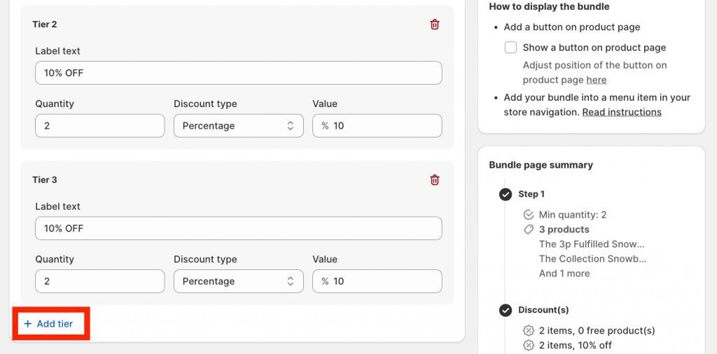 Tiered Discounts Logic Setup In Bogos