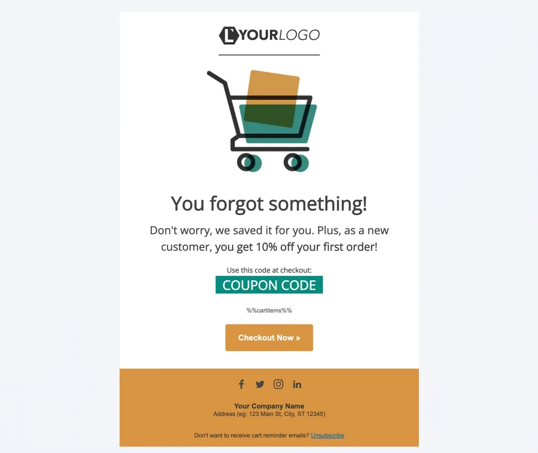 Abandoned Cart Email