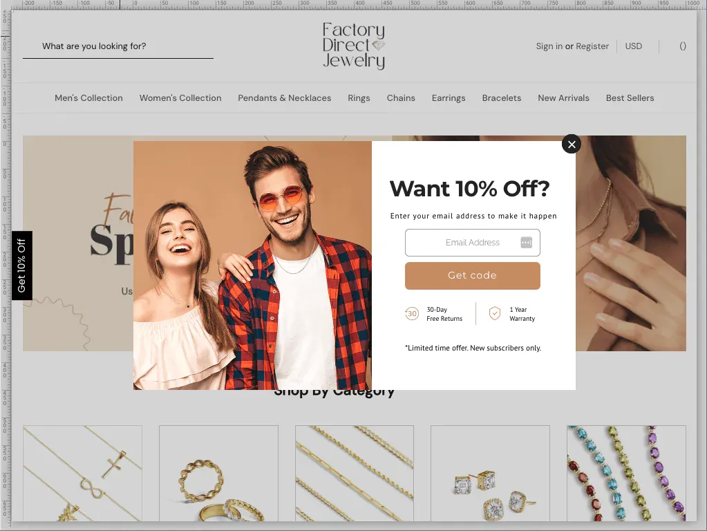 Email Collect Popup