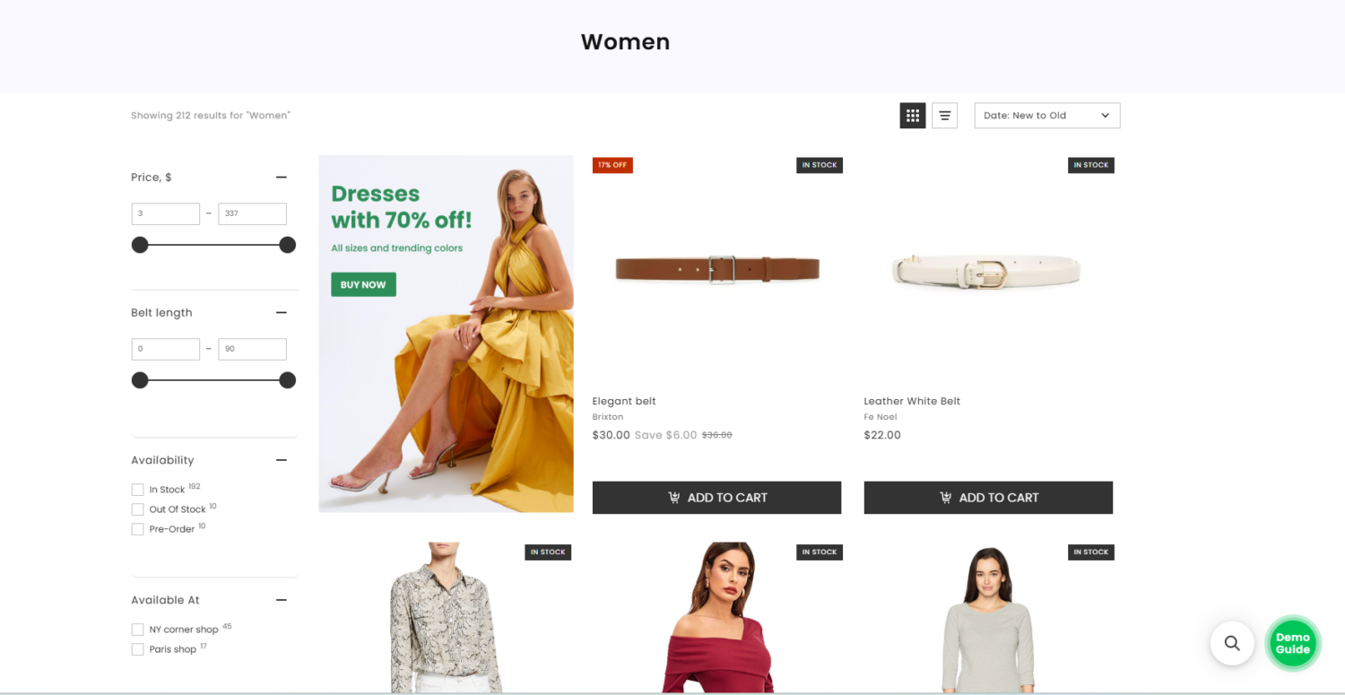 Use smart search and filter