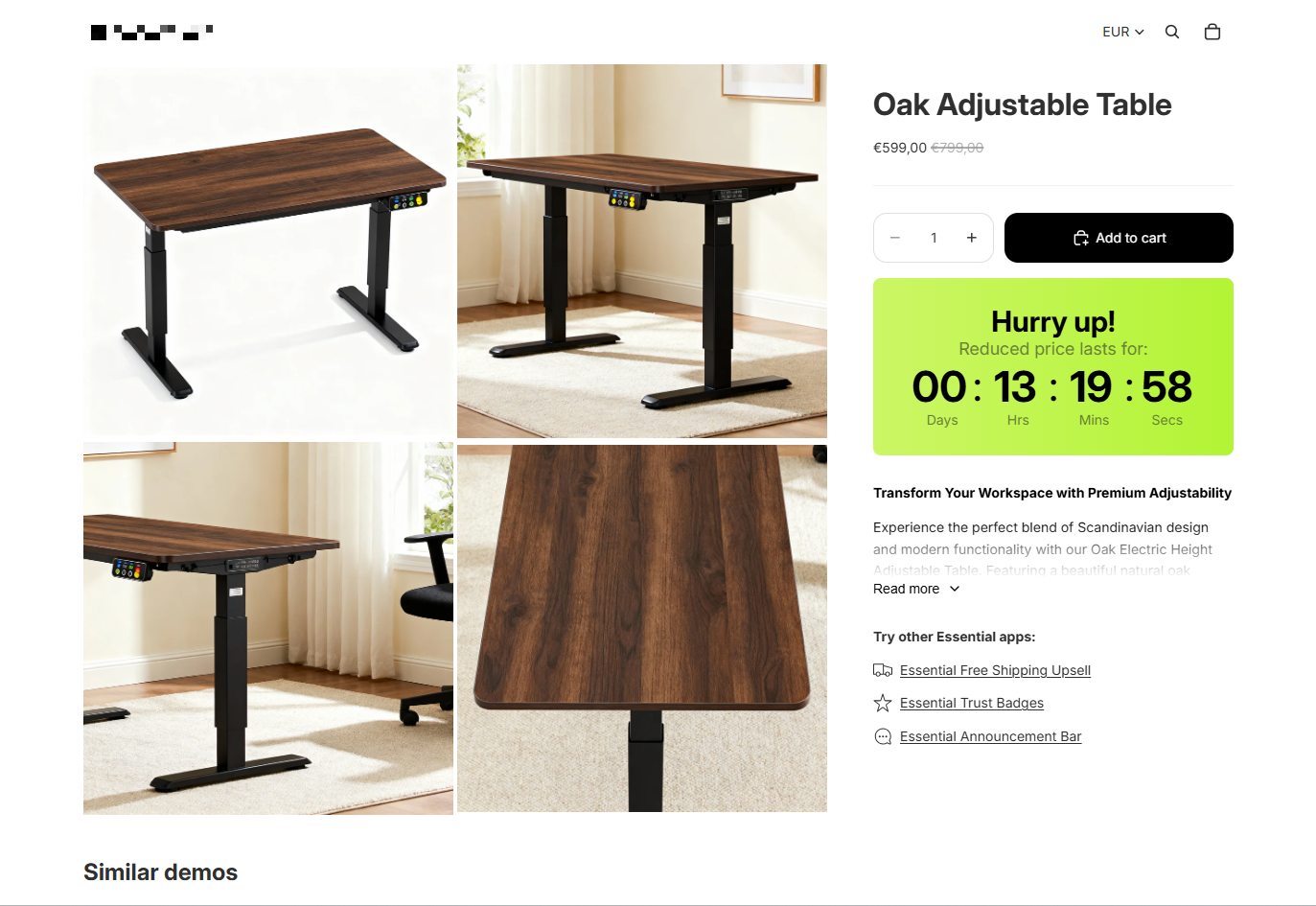 Shopify countdown timer