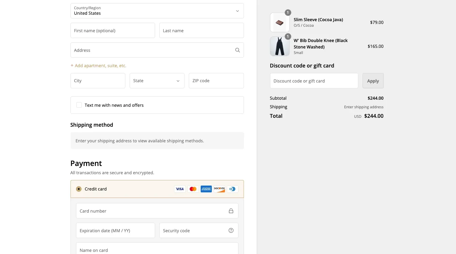 Streamline Your Checkout Process