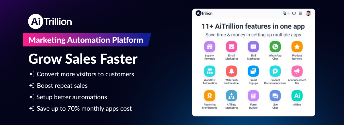 AiTrillion - Marketing automation platform
