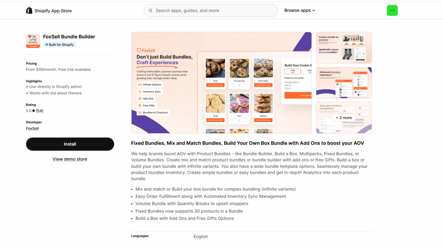 Foxsell Bundle Builder
