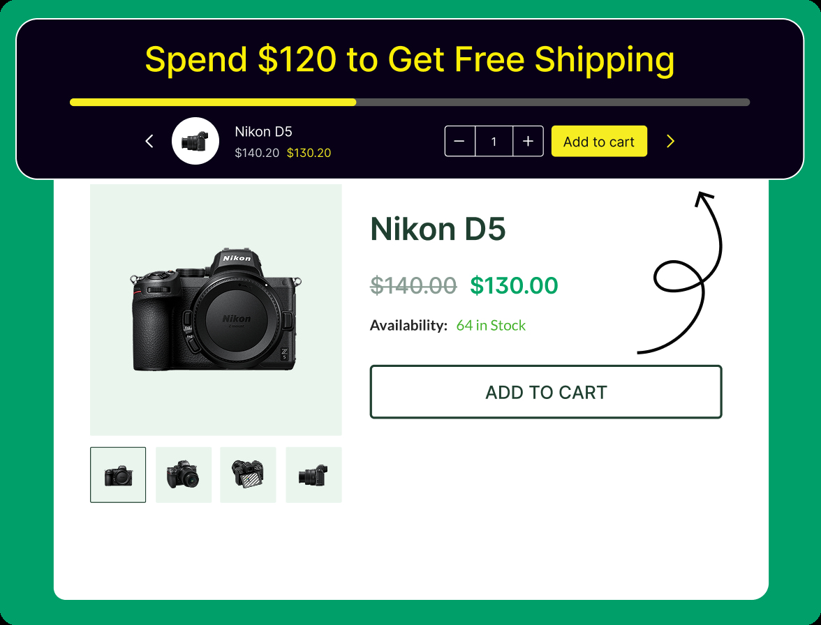 Offer Freeshipping To Upsell More