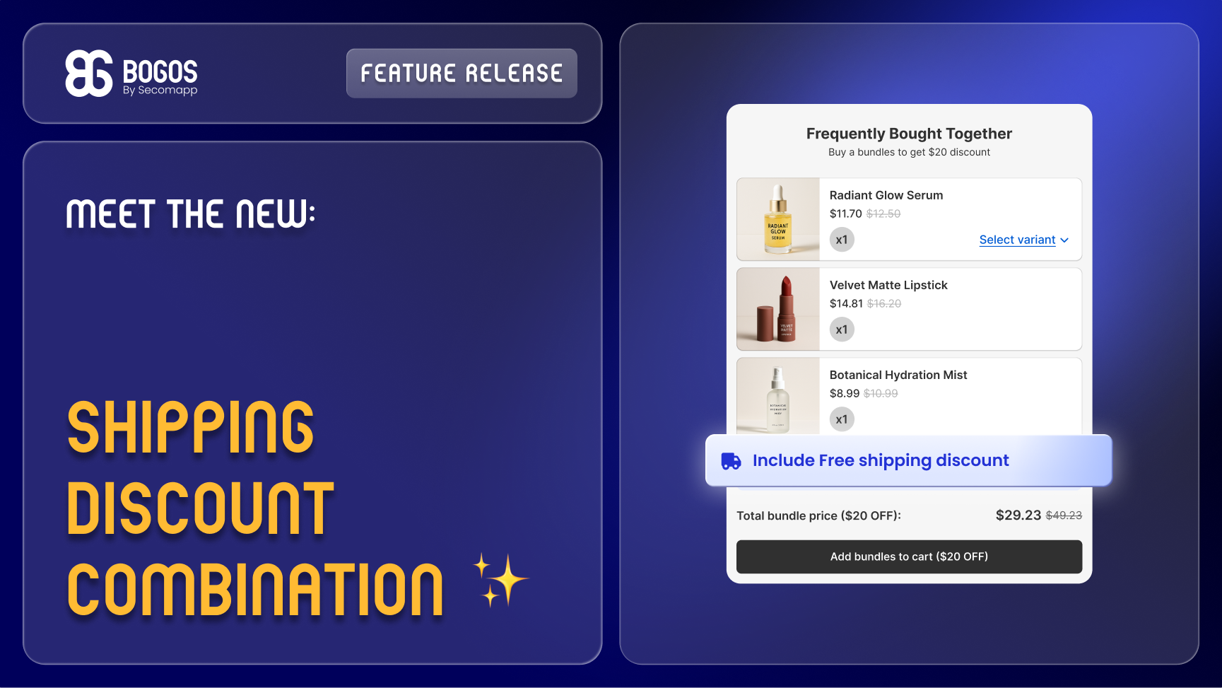 New Feature Release: Shipping Discounts Now Combine With Product Discounts
