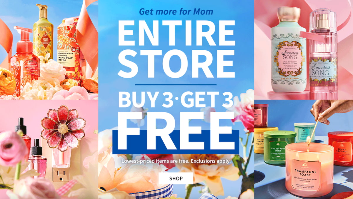Bath Body Works Holiday Bogo