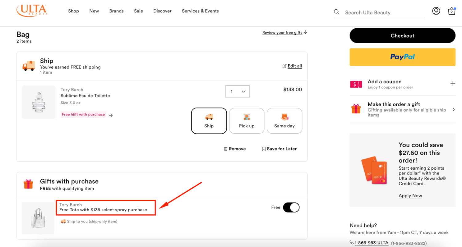 Ulta Beauty offer exclusive tote bags for high-end fragrances like Tory Burch