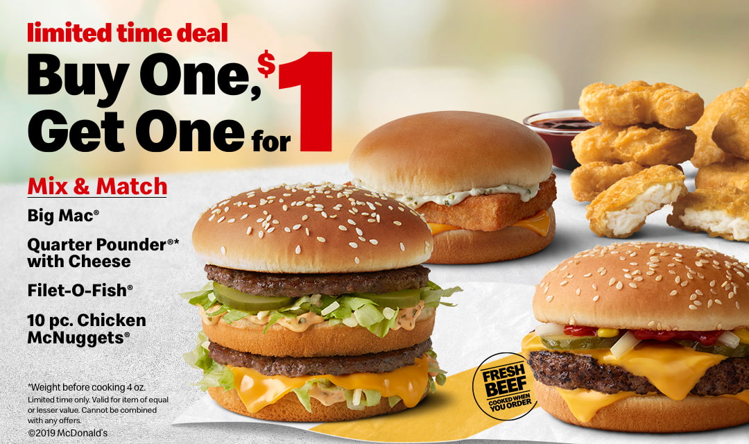 Mcdonalds Bogo Campaign