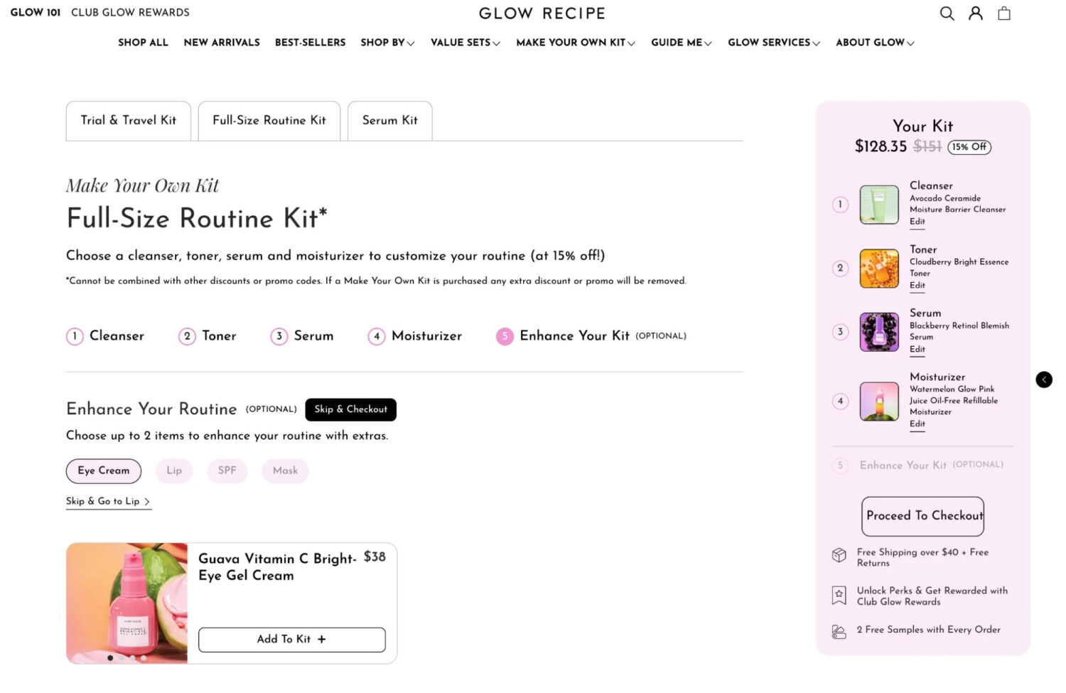 Glow Recipe Build Your Own Bundle Kit