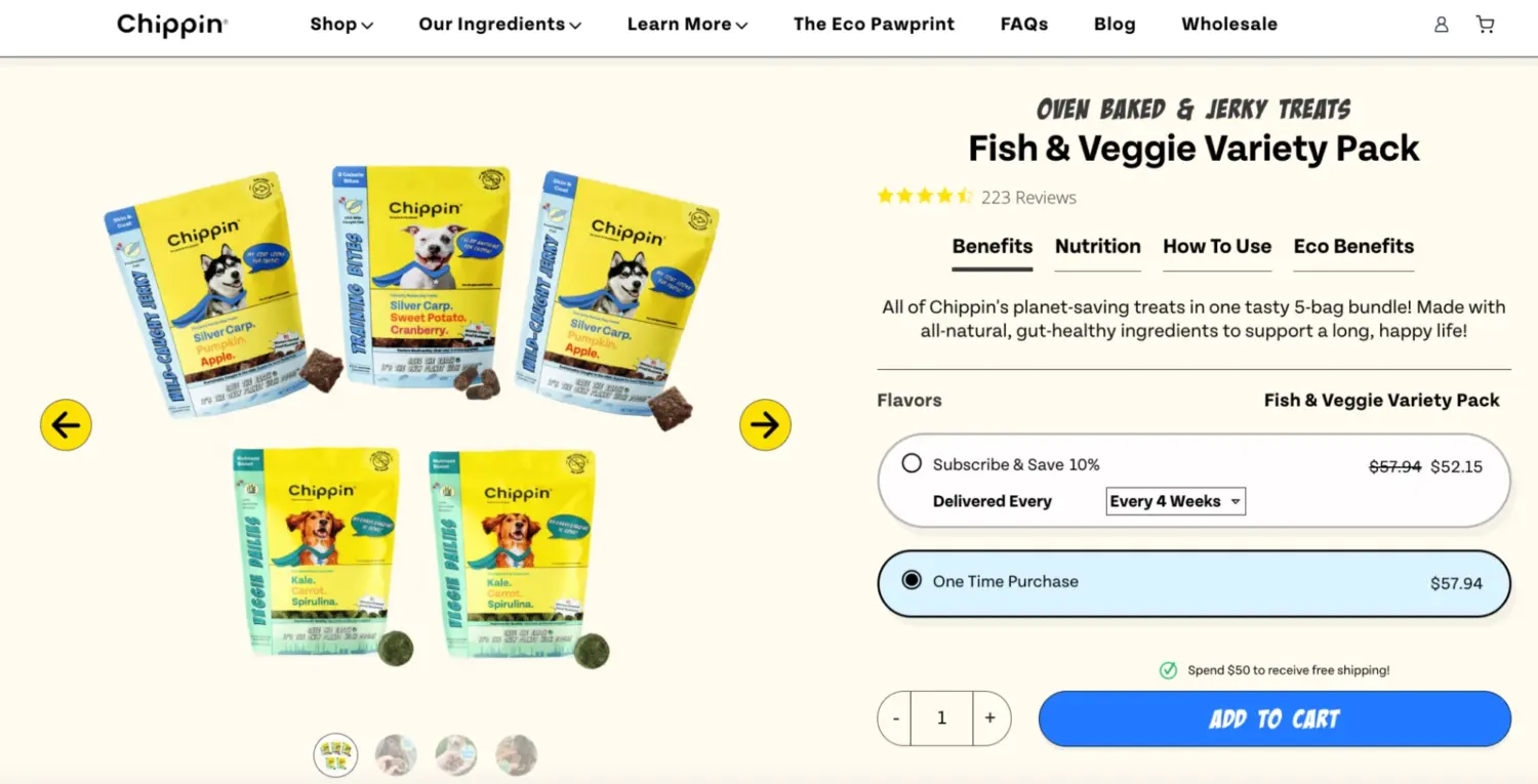 Chippin Fish And Veggie Variety Pack