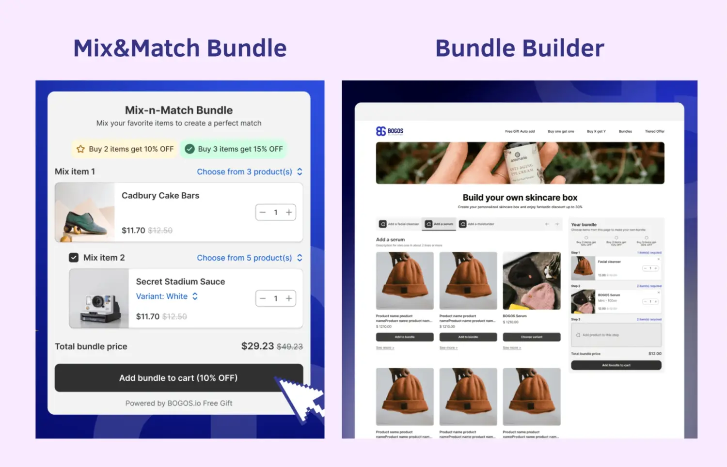 Mix And Match Bundle And Build Your Own Box Bogos