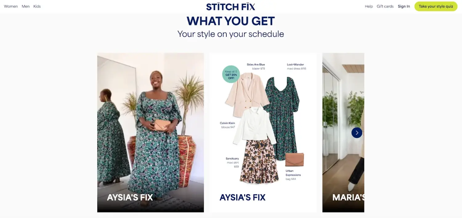 Stitch Fix Curated Style Box Outfits