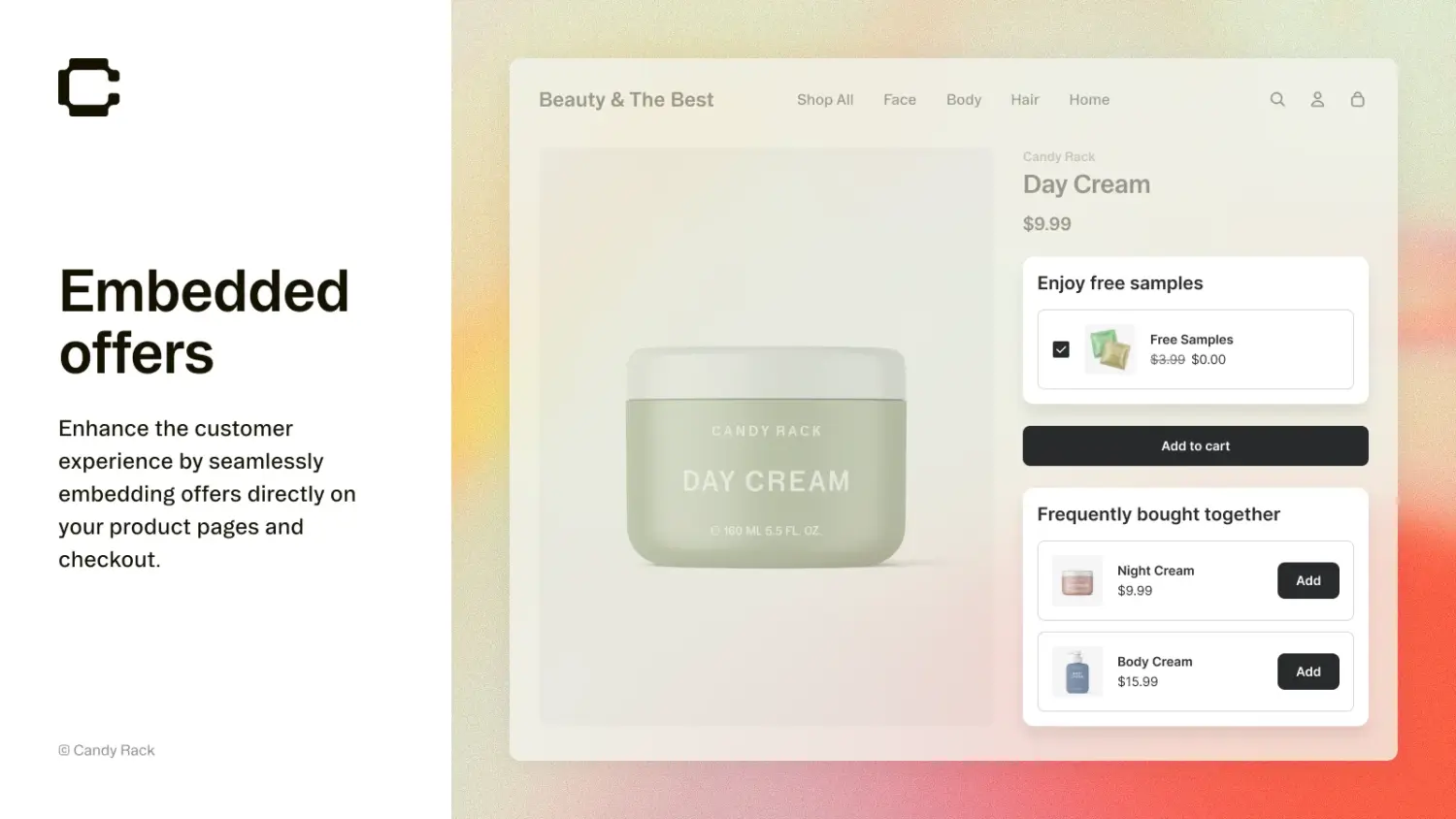 Candy Rack Best For Sleek One Click Upsell Via Popups