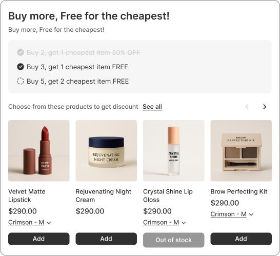 Discount On The Cheapest