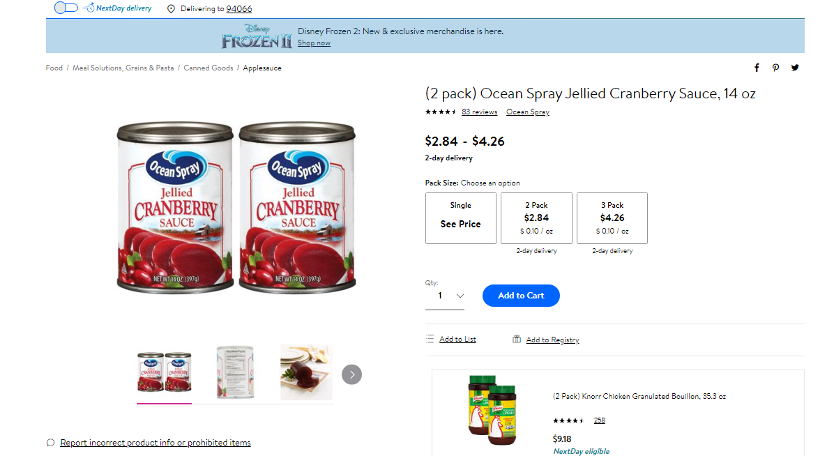 Ocean Spray Volume Tiered Discounts