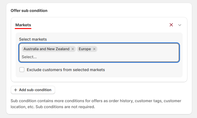 Nov Marketsubcondition