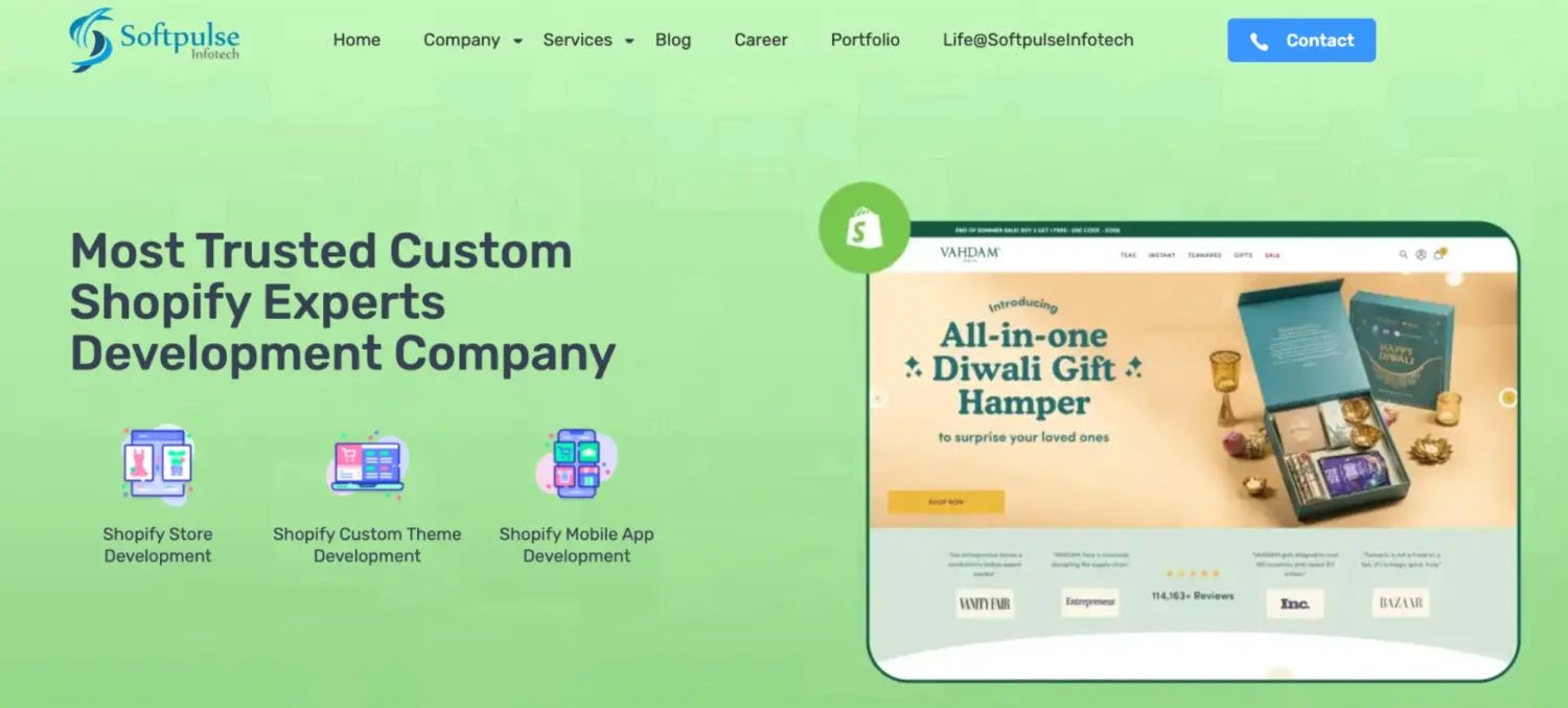 Softpulse Shopify Partner For Development And Growth Marketing