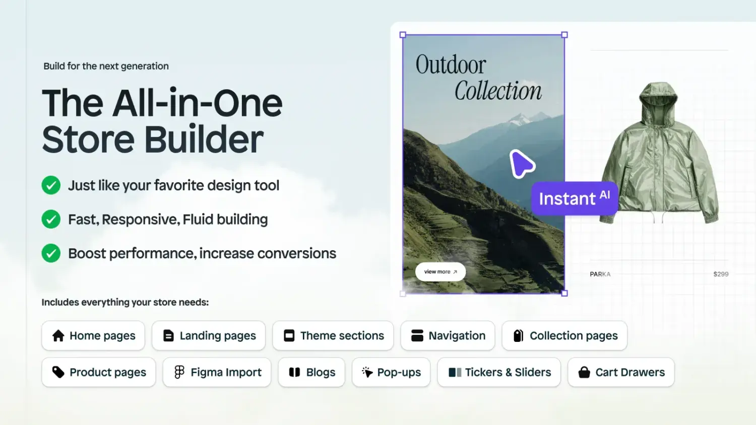 Instant Landing Page Builder