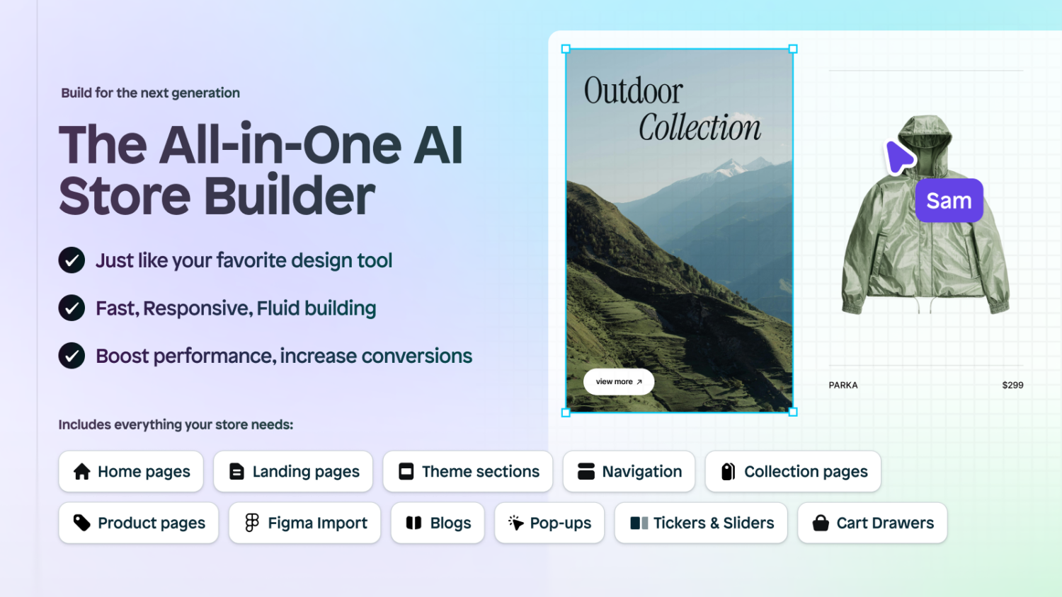 Instant Section & Page Builder