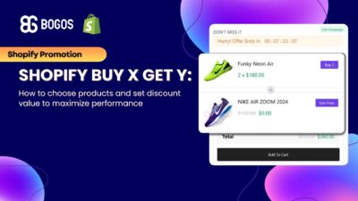 Shopify Buy X Get Y: How to choose products and set discount value to maximize performance