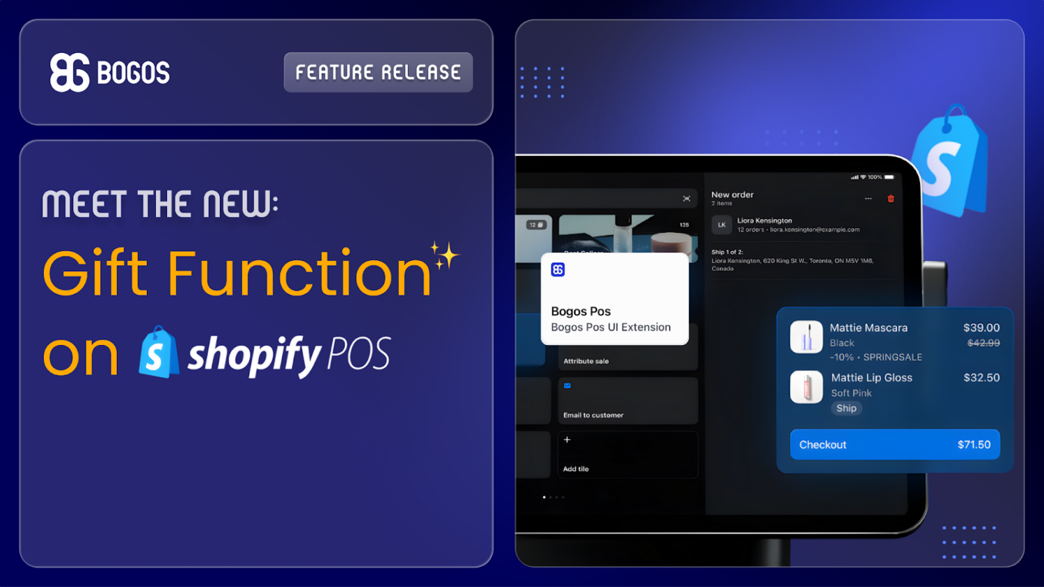 Introducing Gift Function on Shopify POS: Run Gift With Purchase campaigns in-store with ease