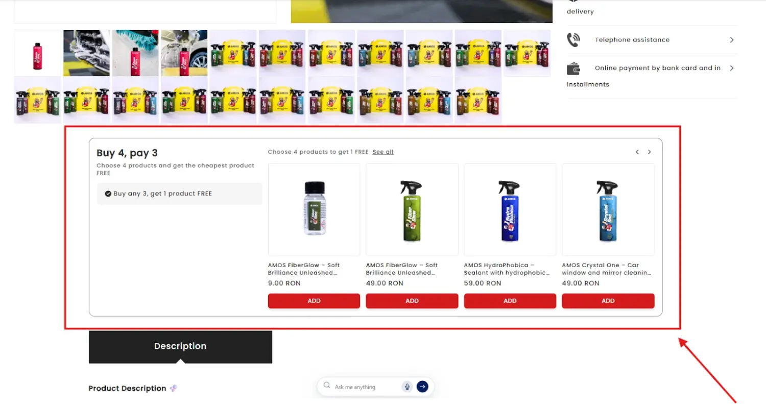 Ptc Auto Buy 4 Pay 3 Promotion Example