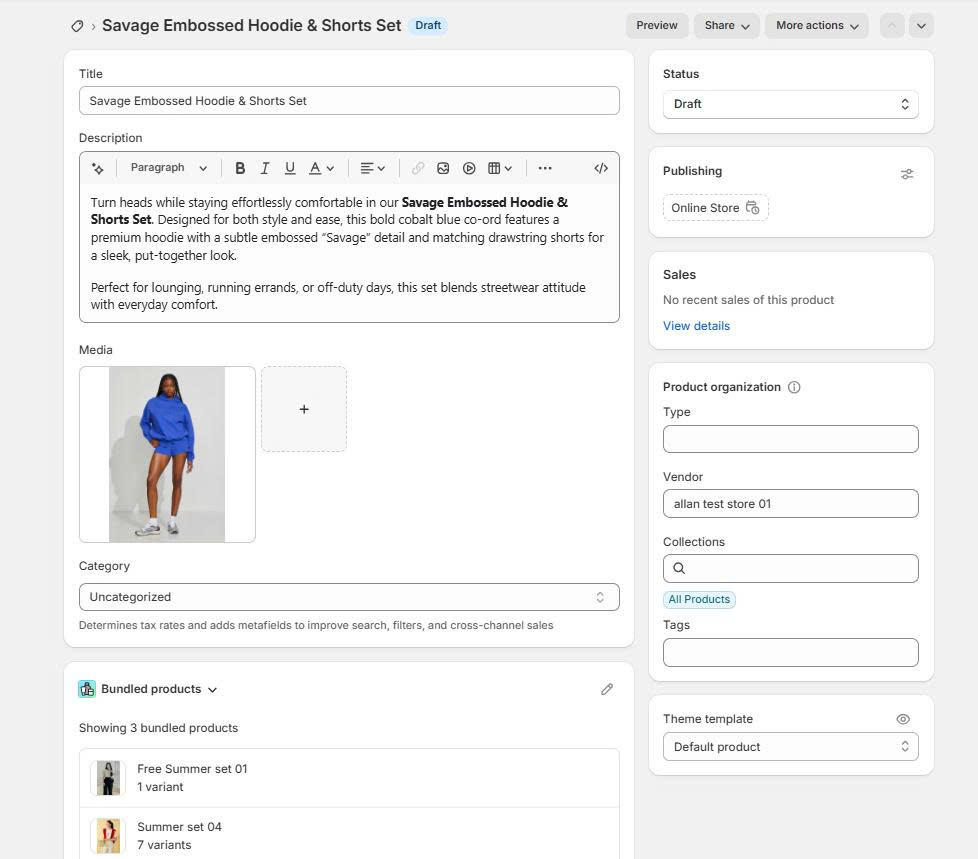 Bundles Product Listing