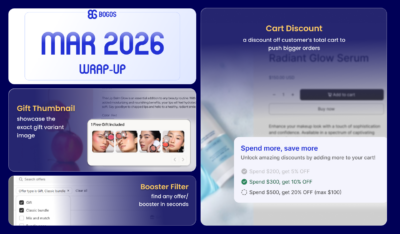 BOGOS Feature Wrap-Up: March 2026