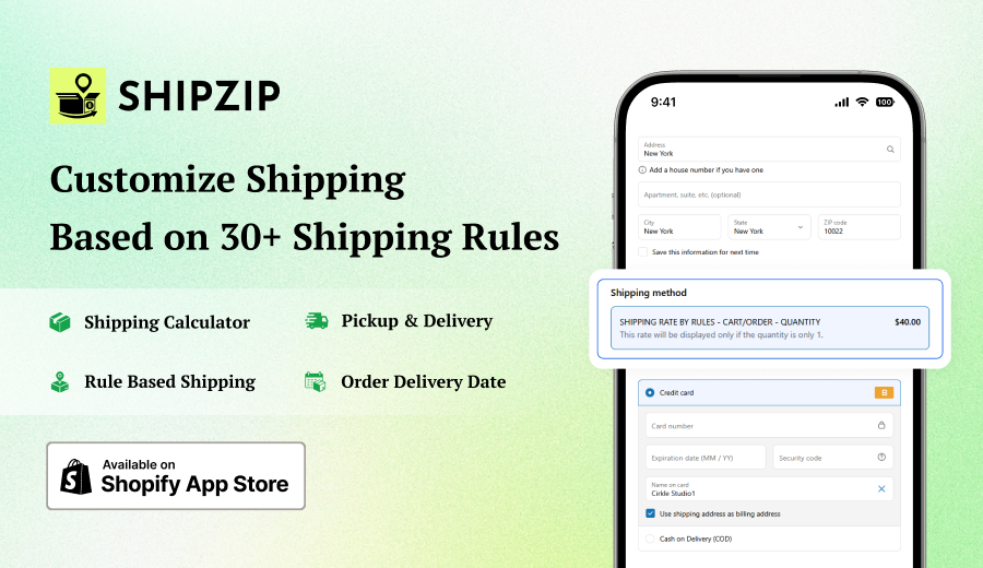 Shopify Shipping Rate App