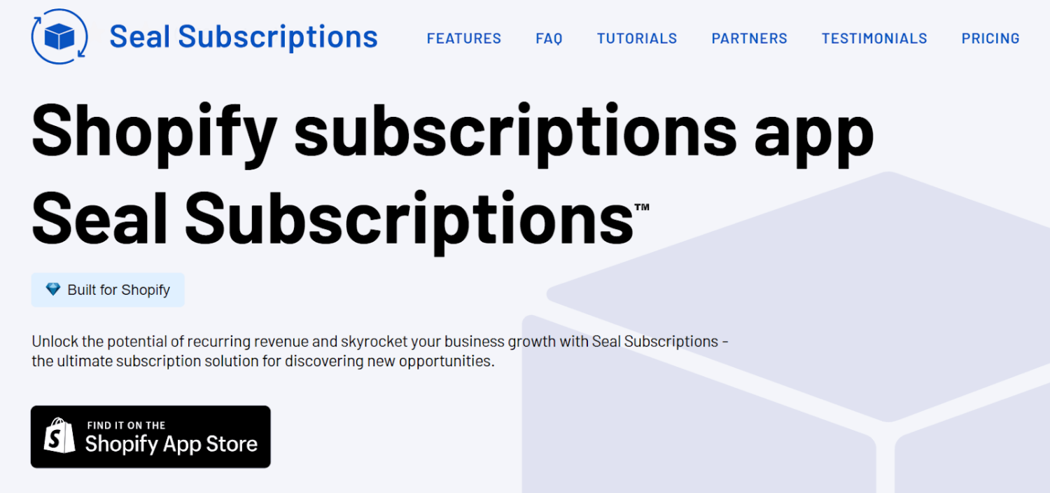 Seal subscriptions
