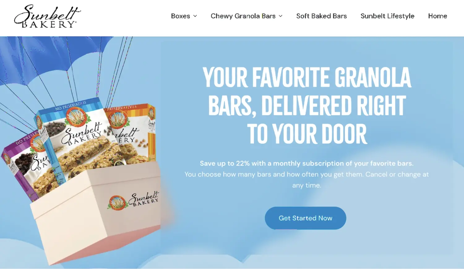 Subscription Landing Page Promoting Customizable Snack Bundles With Flexible Quantity And Delivery Frequency To Increase Repeat Purchases