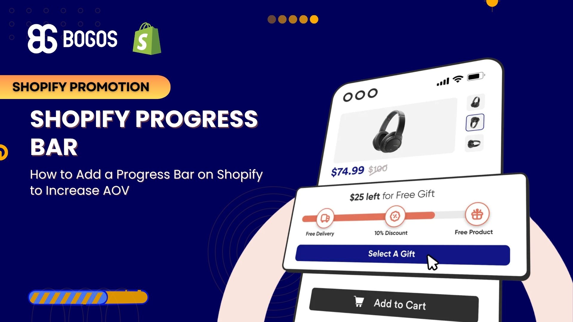 How to Add a Progress Bar on Shopify to Increase AOV
