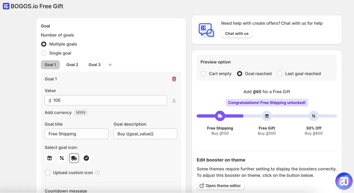 Progress Bar Settings And Pricing Overview