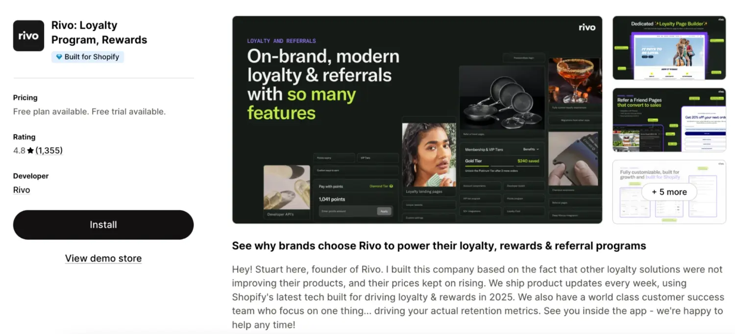 Rivo Loyalty System For Branded Rewards Programs