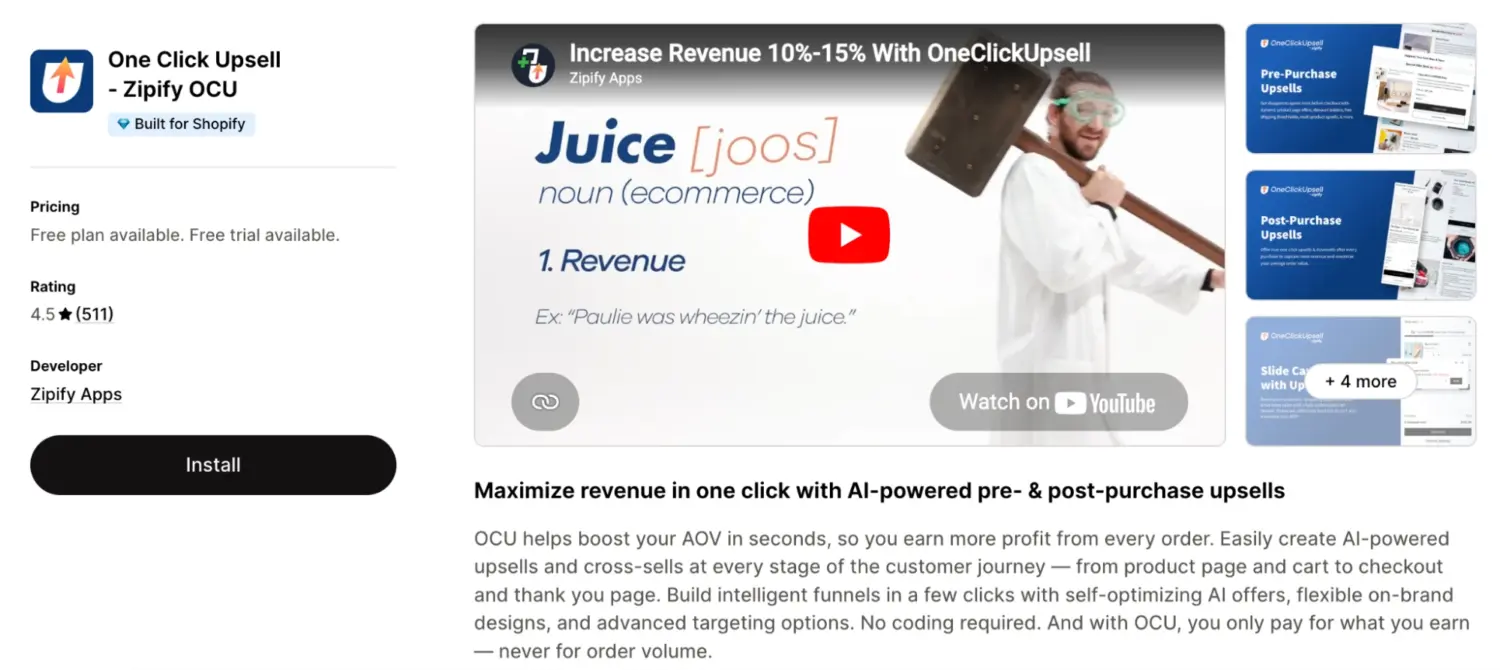 Zipify Oneclickupsell For Full Funnel Upsells