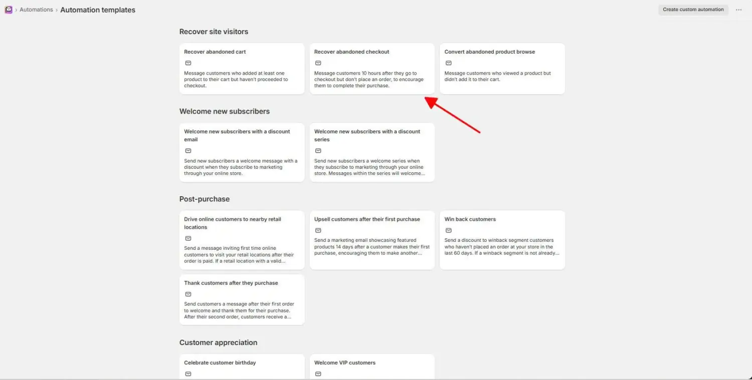 Find Recover Abandoned Checkout Flow