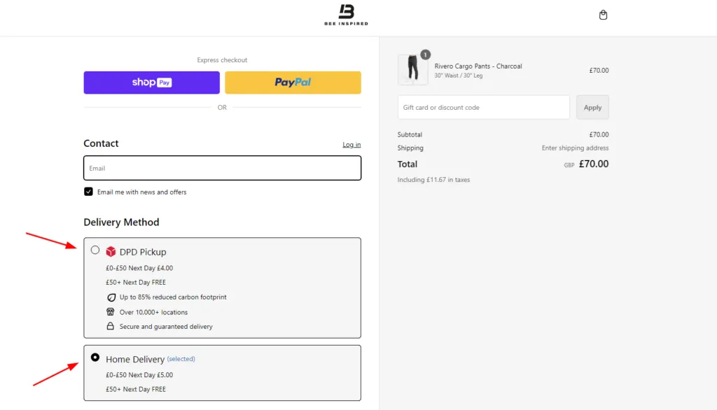 Shopify Custom Form Fields