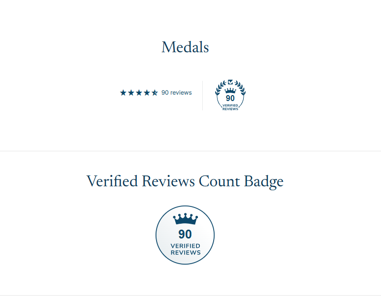 Trust badges
