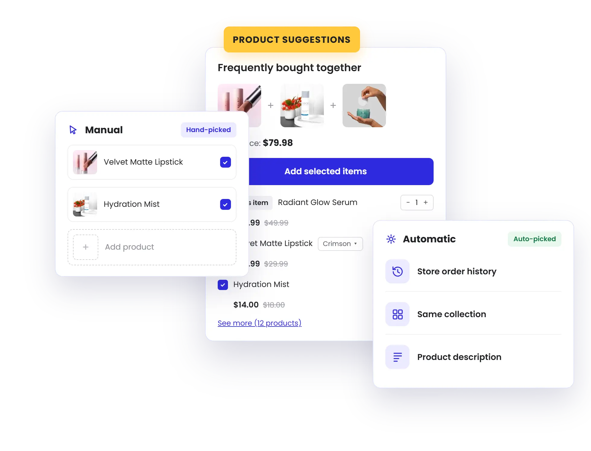 Bogos Upsell Products Methods