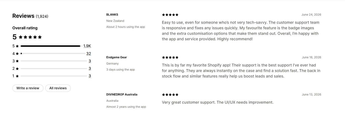 Timesack Merchant Reviews