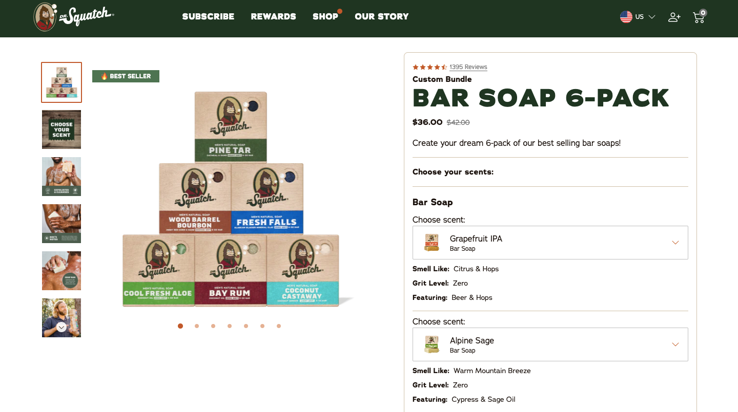 DR;Squatch product page