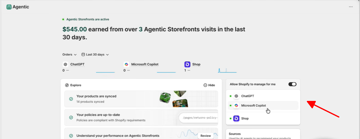 Decide which AI channels to sell on